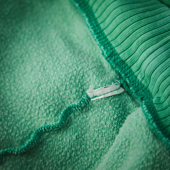 American Eagle AE Size Medium M Green Logo Graphic Crew Long Sleeve Sweatshirt - Picture 4 of 5